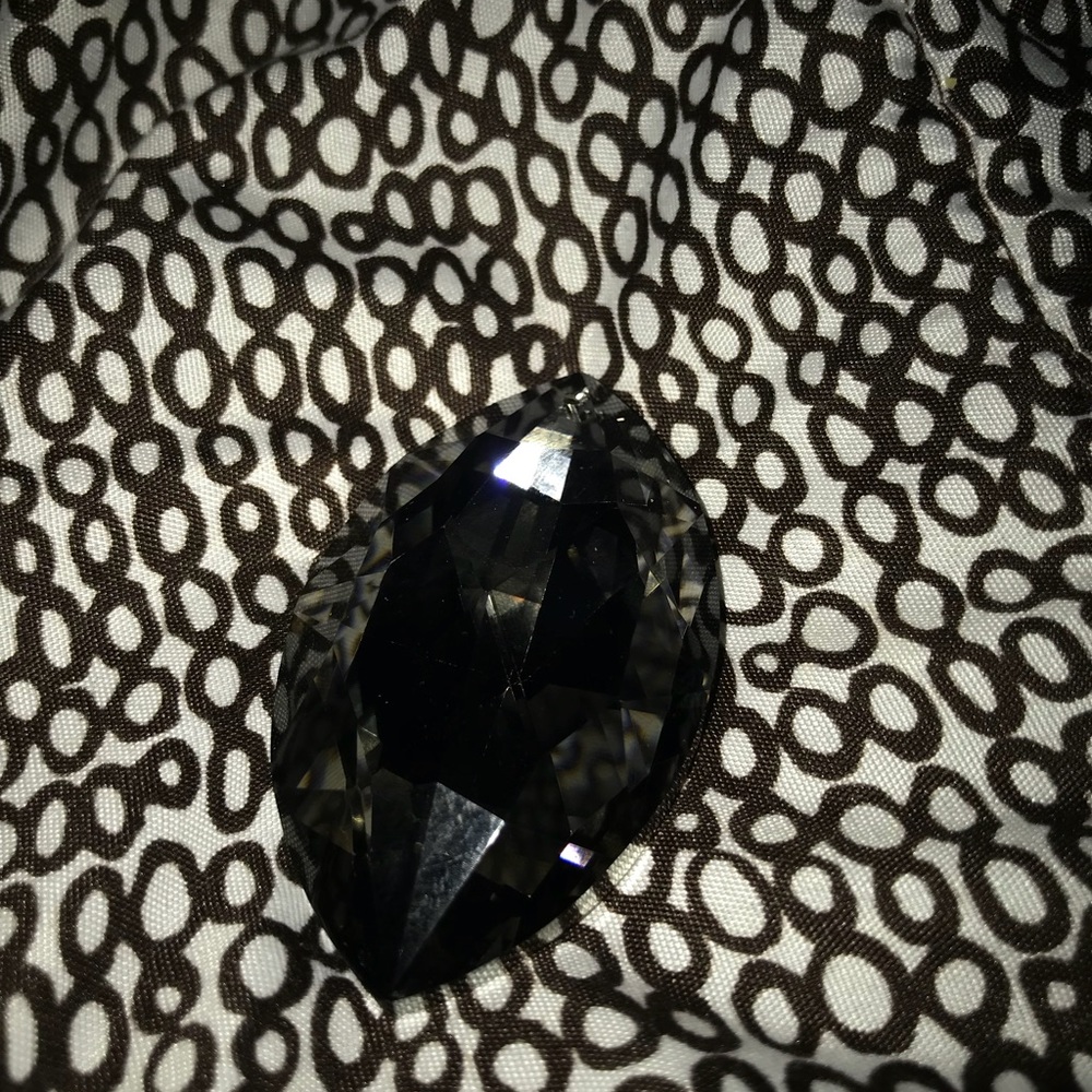 Beautiful Black Teardrop Pendant
